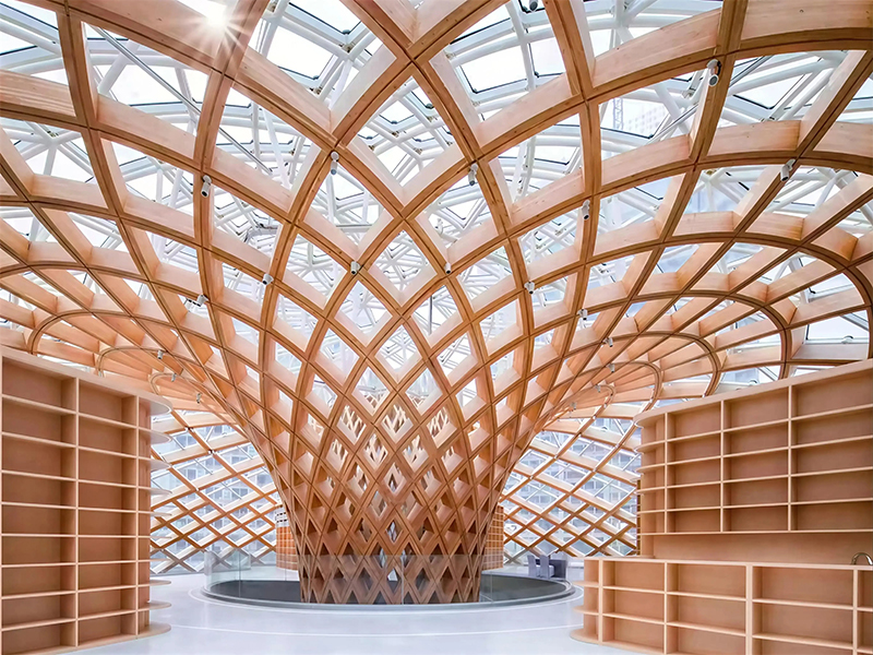 Kayu Laminasi Direkatkan Balok Lengkung