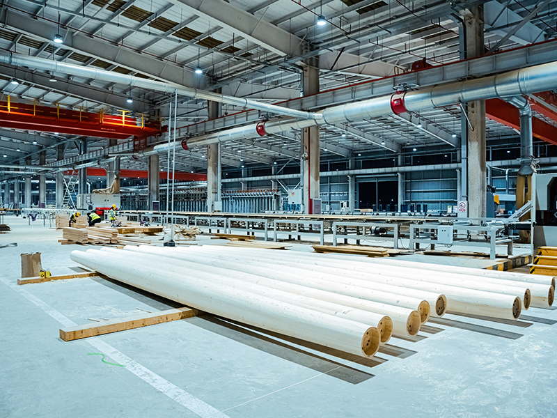 Kayu Laminasi Direkatkan Silinder