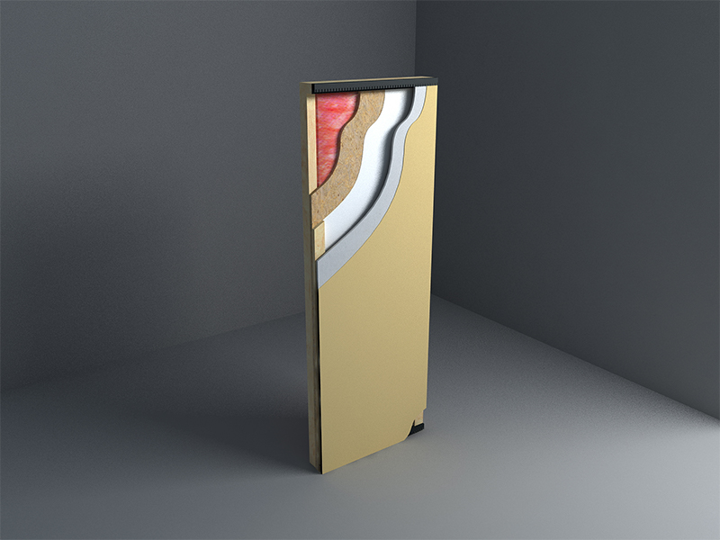 Panel Dinding Bingkai Interior SPF