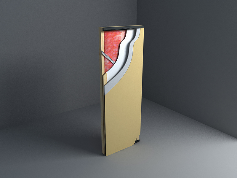 Panel Dinding Bingkai Interior SPF